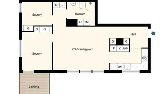 Rooms in Sundbyberg - photo 3