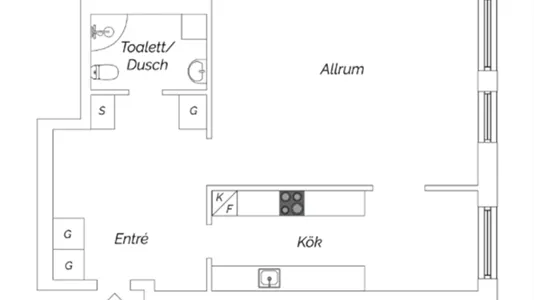 Apartments in Södertälje - photo 3