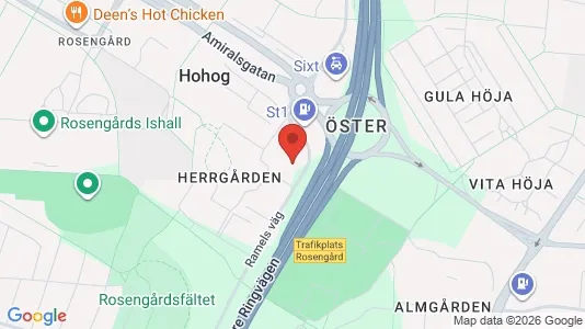 Apartments for rent i Rosengård - kort over placeringen