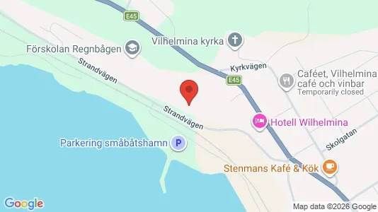 Apartments for rent i Vilhelmina - kort over placeringen