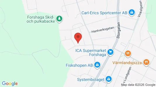 Apartments for rent i Forshaga - kort over placeringen