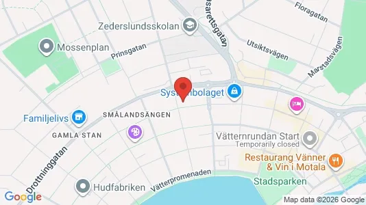 Apartments for rent i Motala - kort over placeringen
