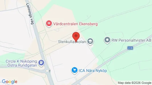 Apartments for rent i Nyköping - kort over placeringen