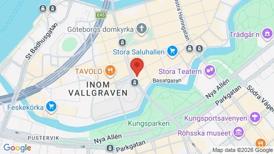 Apartments for rent i Gothenburg City Centre - kort over placeringen
