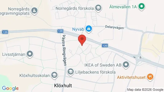 Apartments for rent i Älmhult - kort over placeringen
