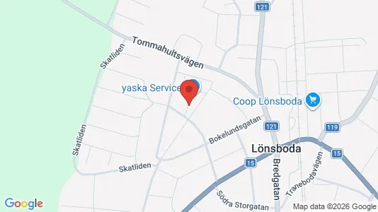 Apartments for rent i Osby - kort over placeringen