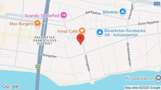 Apartments for rent i Skellefteå - kort over placeringen