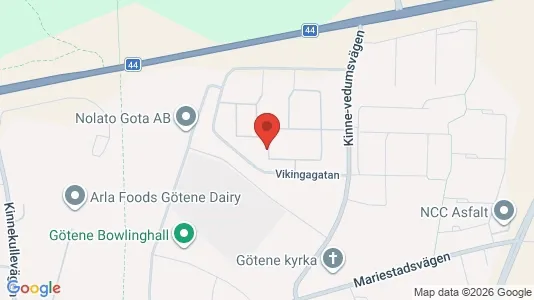 Apartments for rent i Götene - kort over placeringen