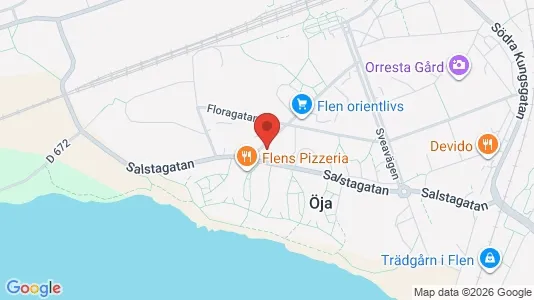 Apartments for rent i Flen - kort over placeringen