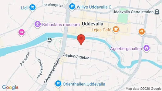 Apartments for rent i Uddevalla - kort over placeringen