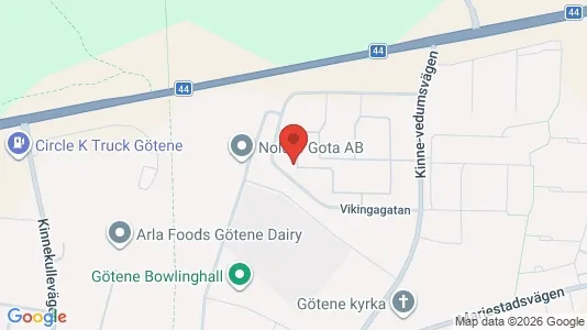 Apartments for rent i Götene - kort over placeringen