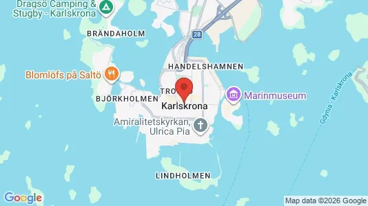 Rooms for rent in Karlskrona - Photo from Google Street View