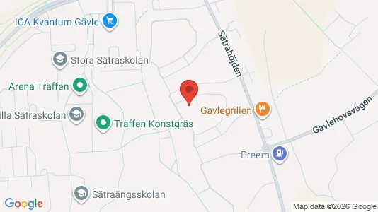 Apartments for rent i Gävle - kort over placeringen