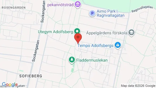 Apartments for rent i Helsingborg - kort over placeringen