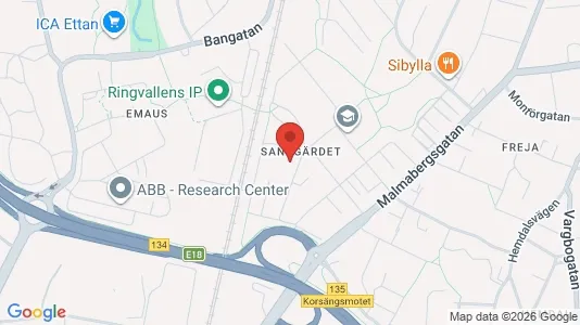 Apartments for rent i Västerås - kort over placeringen