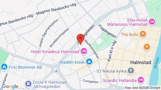 Apartments for rent in Halmstad - Photo from Google Street View