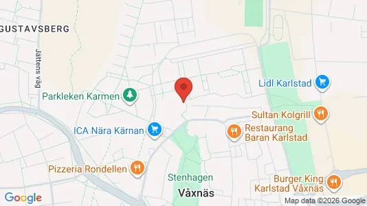 Apartments for rent i Karlstad - kort over placeringen