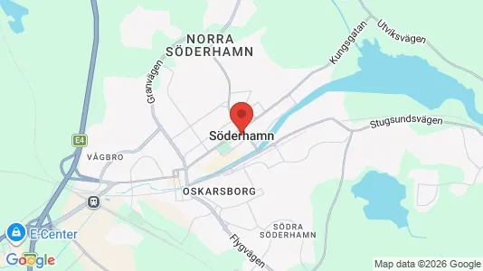 Apartments for rent i Söderhamn - kort over placeringen