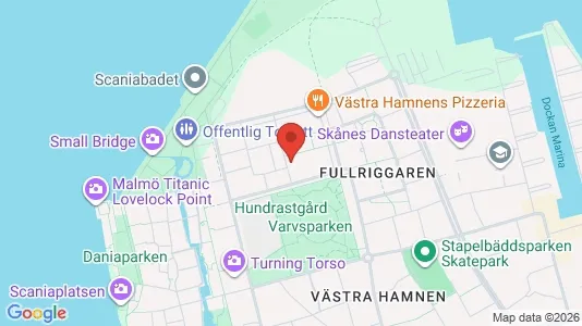 Apartments for rent i Malmö City - kort over placeringen