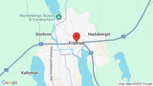 Apartments for rent i Filipstad - kort over placeringen