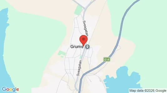 Apartments for rent i Grums - kort over placeringen