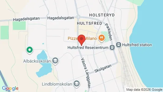 Apartments for rent i Hultsfred - kort over placeringen
