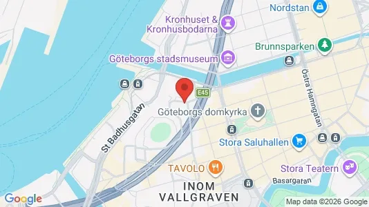 Apartments for rent i Gothenburg City Centre - kort over placeringen