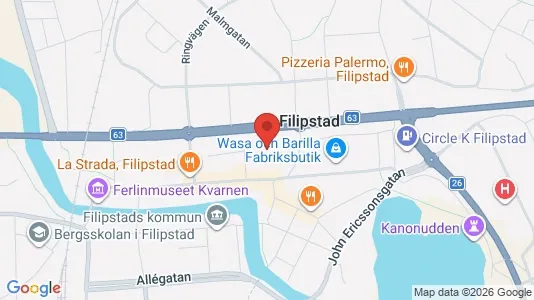 Apartments for rent i Filipstad - kort over placeringen