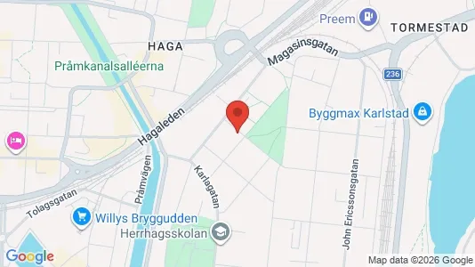 Apartments for rent i Karlstad - kort over placeringen
