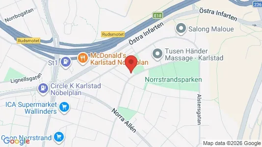Apartments for rent i Karlstad - kort over placeringen