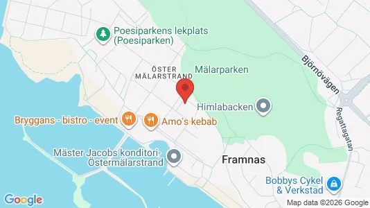 Apartments for rent i Västerås - kort over placeringen
