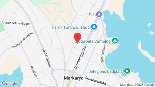 Apartments for rent i Markaryd - kort over placeringen
