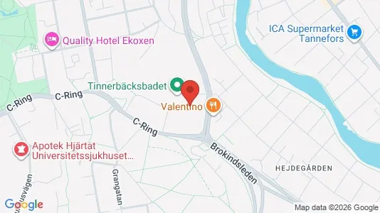 Apartments for rent i Linköping - kort over placeringen