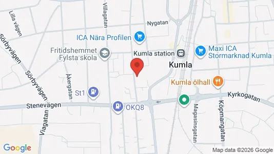 Apartments for rent i Kumla - kort over placeringen