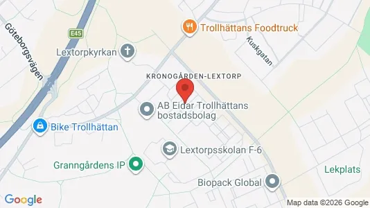 Apartments for rent i Trollhättan - kort over placeringen
