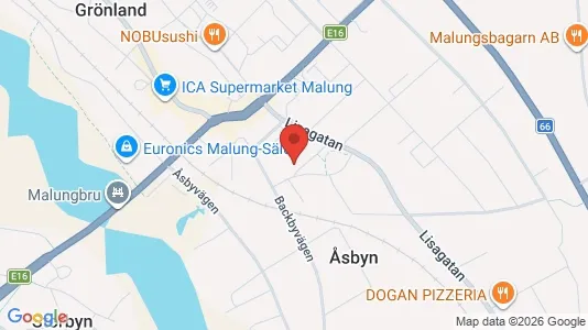 Apartments for rent i Malung-Sälen - kort over placeringen