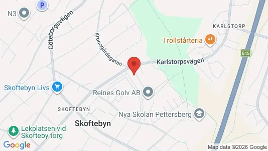 Apartments for rent i Trollhättan - kort over placeringen