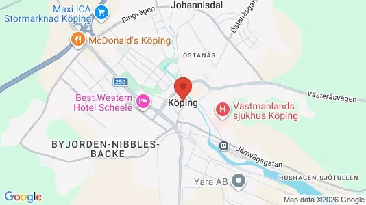 Apartments for rent in Köping - Photo from Google Street View