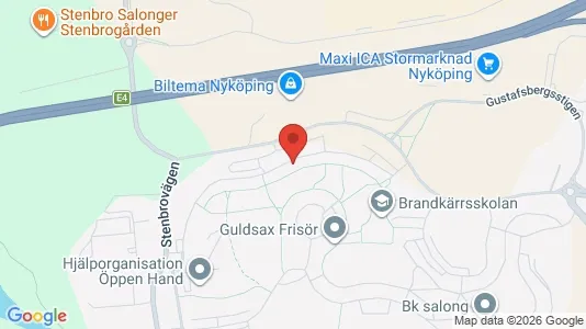 Apartments for rent i Nyköping - kort over placeringen