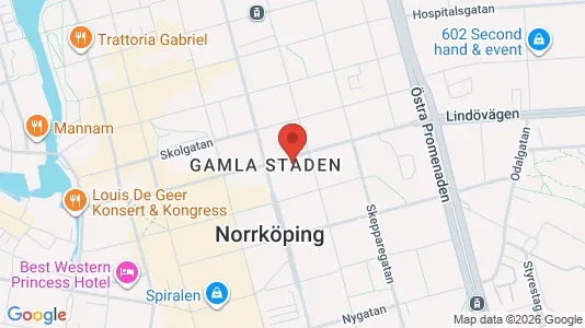 Apartments for rent i Norrköping - kort over placeringen