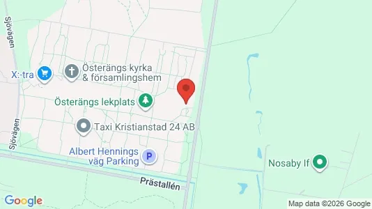Apartments for rent i Kristianstad - kort over placeringen