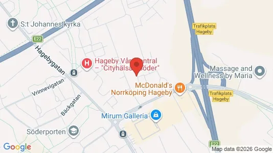 Apartments for rent i Norrköping - kort over placeringen