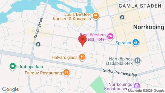 Apartments for rent i Norrköping - kort over placeringen