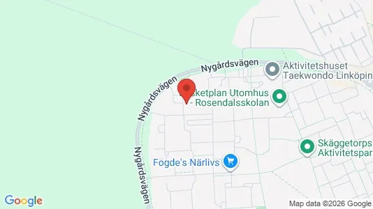 Apartments for rent i Linköping - kort over placeringen