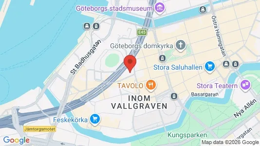 Apartments for rent i Gothenburg City Centre - kort over placeringen