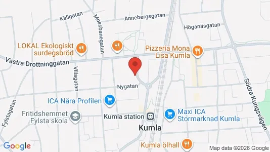 Apartments for rent i Kumla - kort over placeringen