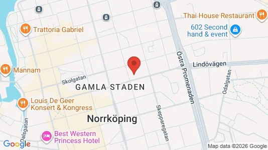 Apartments for rent i Norrköping - kort over placeringen