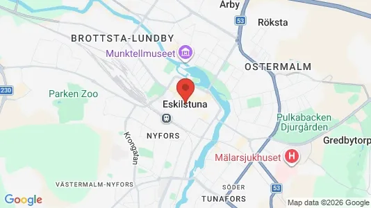 Apartments for rent i Eskilstuna - kort over placeringen