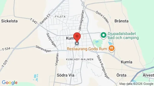 Apartments for rent i Kumla - kort over placeringen