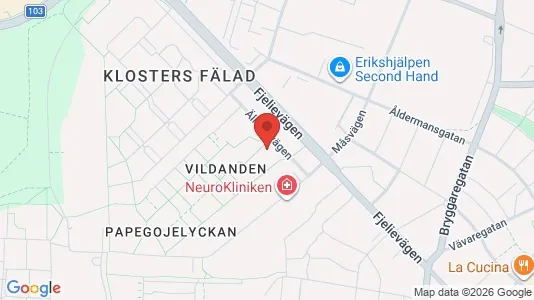 Rooms for rent i Lund - kort over placeringen